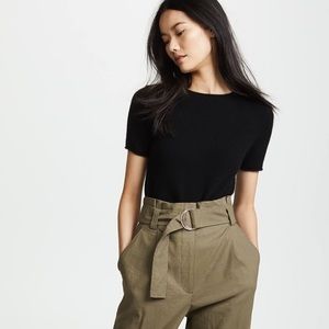 Theory tolleree cashmere sweater top black small